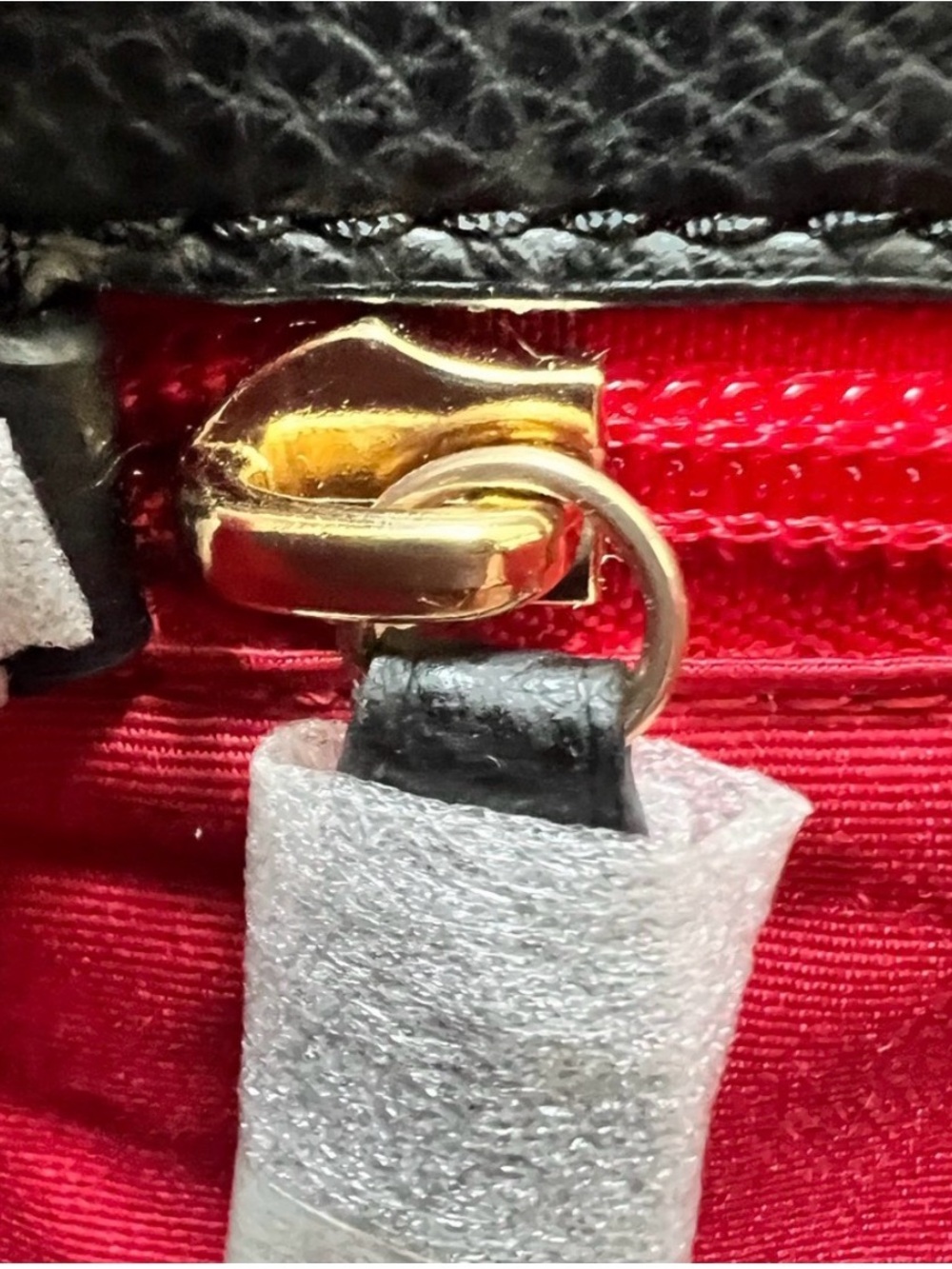 Coach NWT Market Tote $295 black w red - Picture 6 of 9